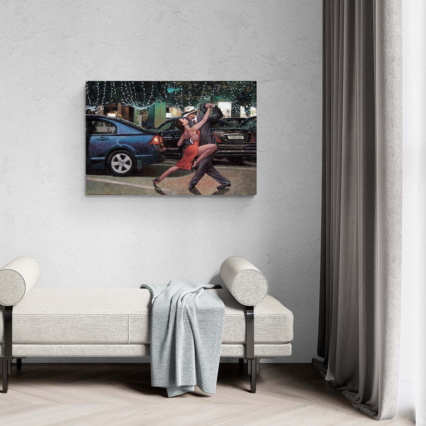 Canvas print Tango Dance painting by Theo Michael titled Dance To The End Of Love