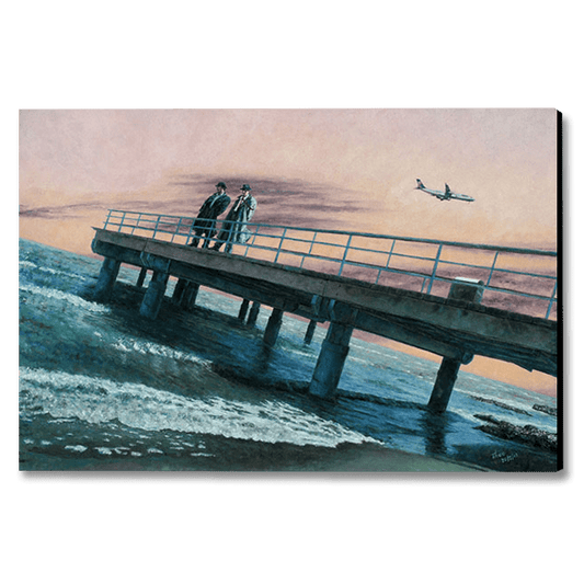 Art Noir painting by Theo Michael, Time And Tide