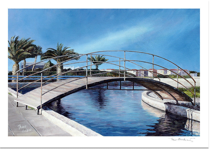 Mediterranean Fine Art Print by Theo Michael, Reflections