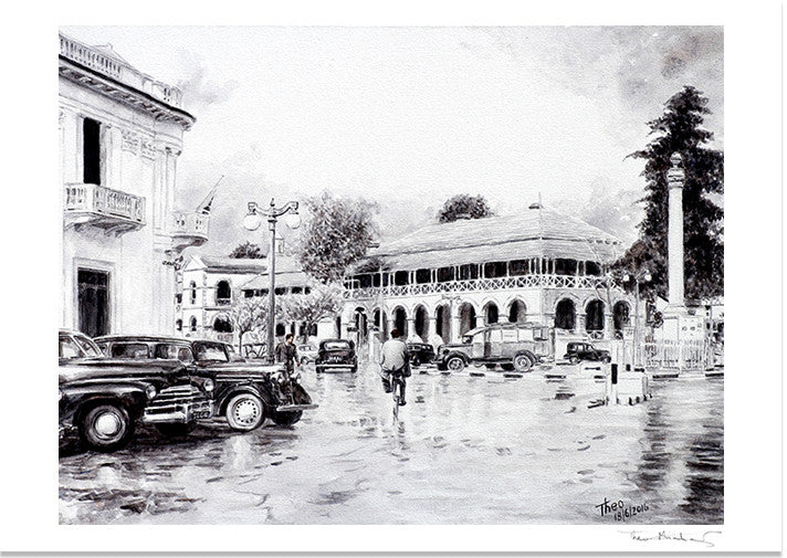 Mediterranean Fine Art Print by Theo Michael, Ataturk  Square Nicosia