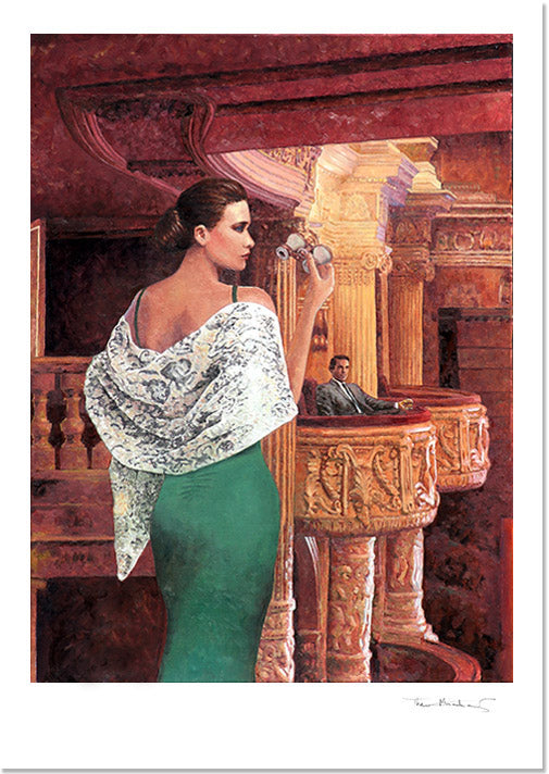 Theo Michael Fine Art print of the Shaftesbury Theatre London
