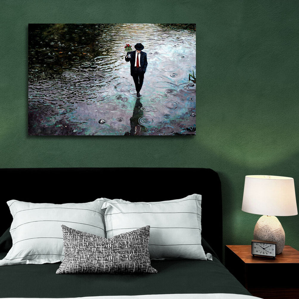 Canvas Print Romance Isn't Dead by Theo Michael