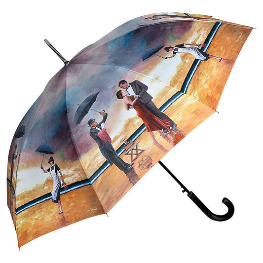 unique umbrella, The Singing Butler, a homage to Vettriano by Theo Michael