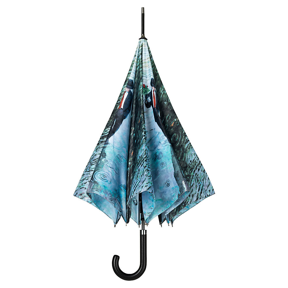 unique umbrella, Romance Isn't Dead after an oil painting by Theo Michael