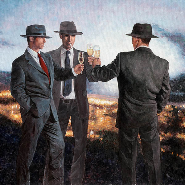 Art Noir Wall Art by Theo Michael, Cheers in Oroklini Hills