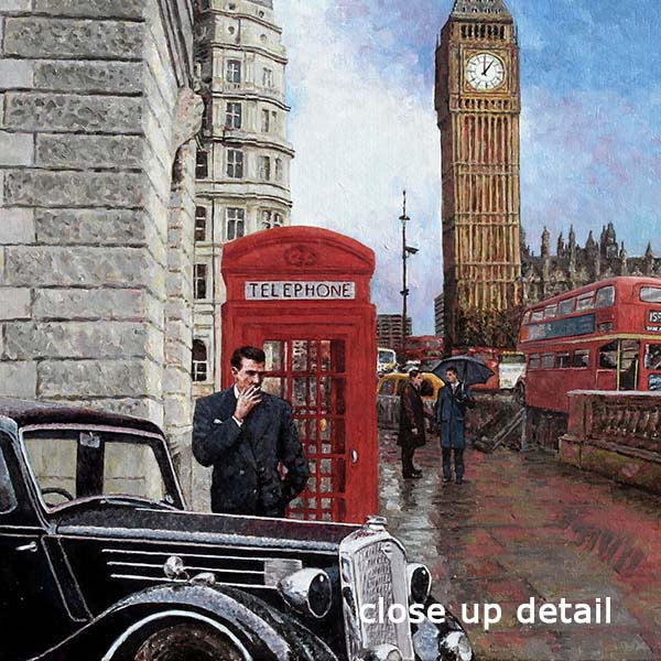London painting of Big Ben by Theo Michael