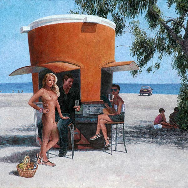Mediterranean Wall art by Theo Michael, The Picnic Basket