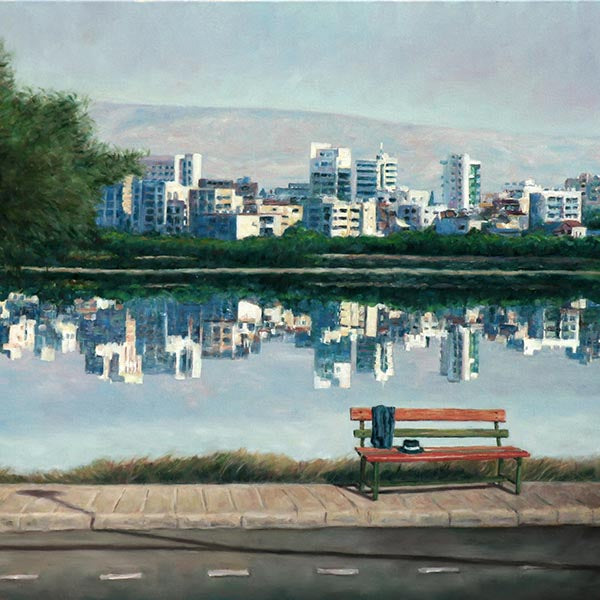 Mediterranean Wall art by Theo Michael, Larnaca Salt Lake in Cyprus