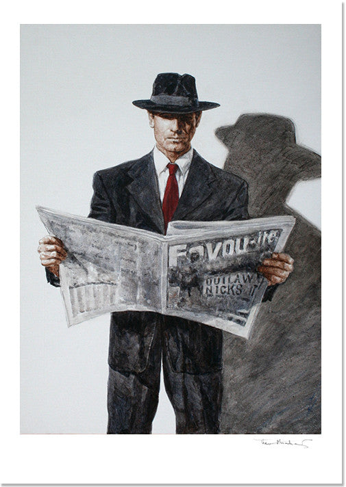 Art Noir Fine Art Print by Theo Michael,The Sure Bet