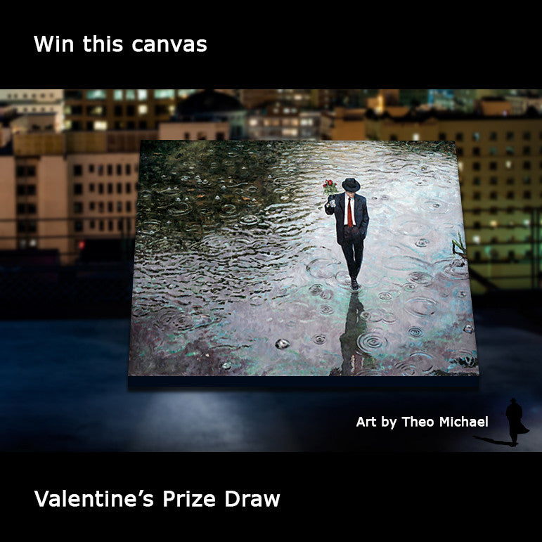 Valentine's Prize Draw, win this canvas.