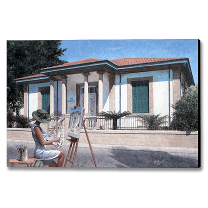 Summer Time inspired by Edward Hopper