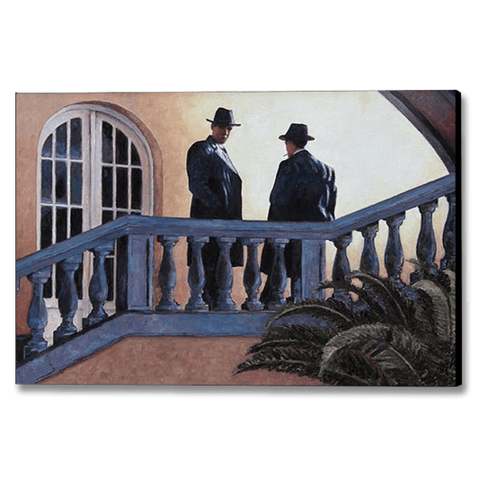 Canvas Print by Theo Michael, The Meeting