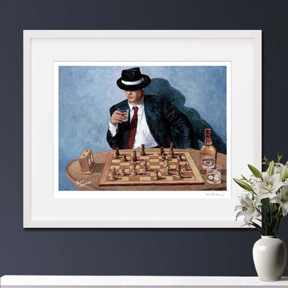 Fine Art Print of a chess painting titled Make Your Move by Theo Michael