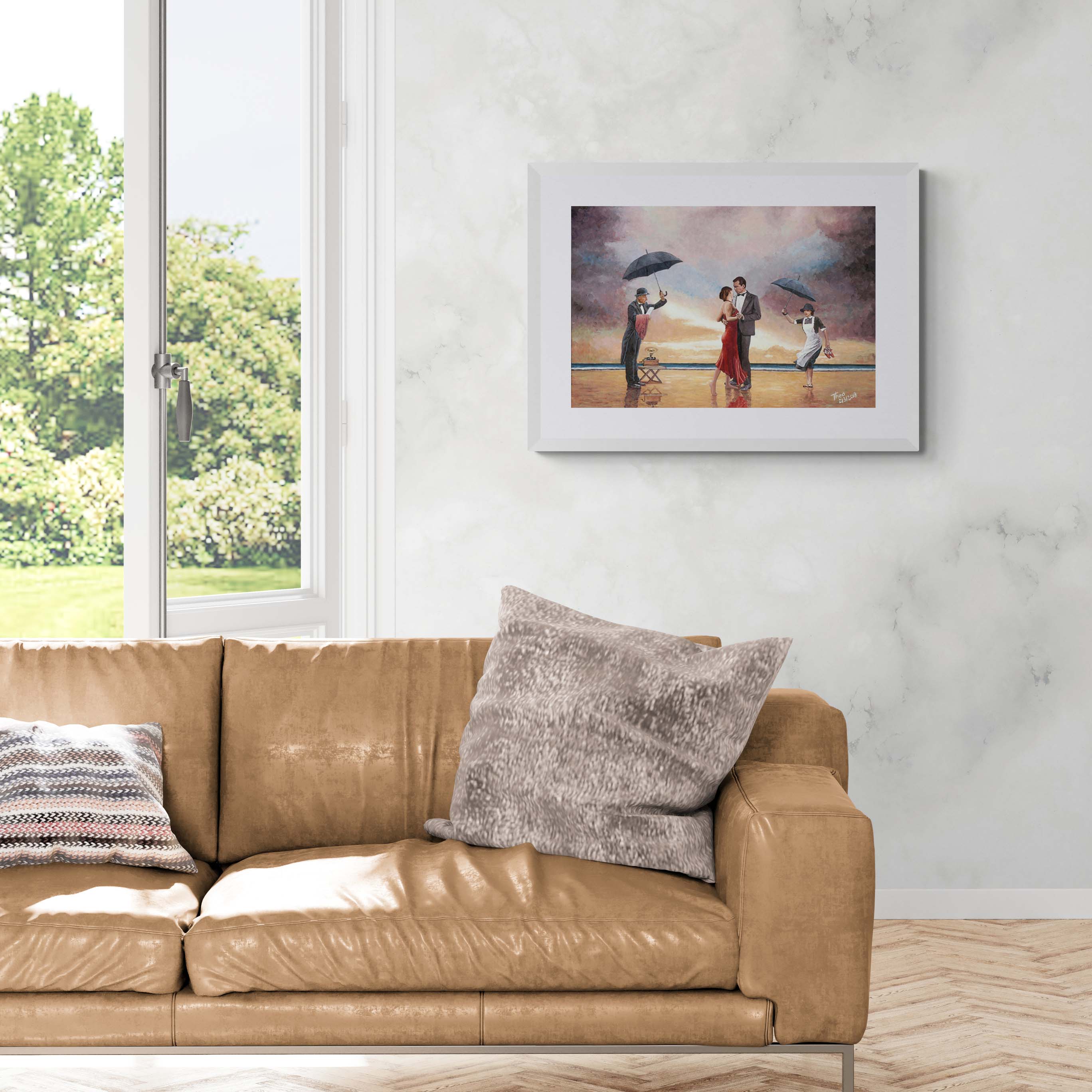 Dance Paintings and Beach Paintings to fall in love with – Art by Theo ...