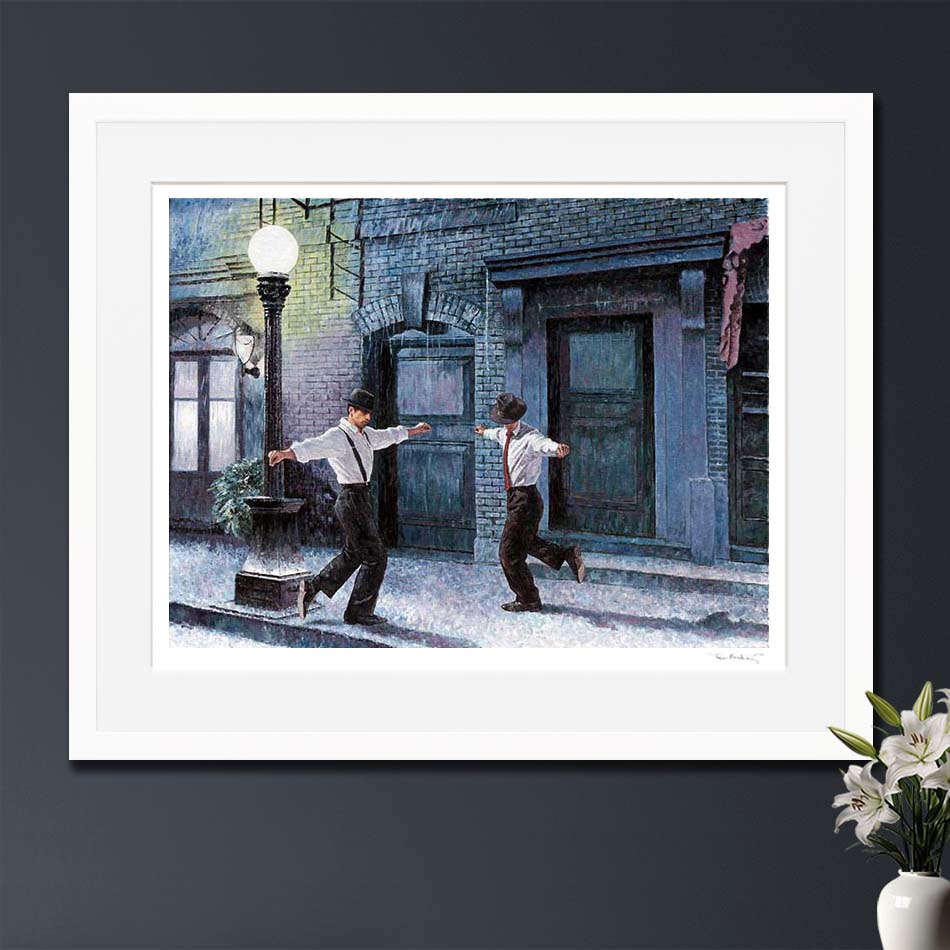 Fine Art Print titled Dancing In The Rain by Theo Michael, inspired by the movie Singing In The Rain