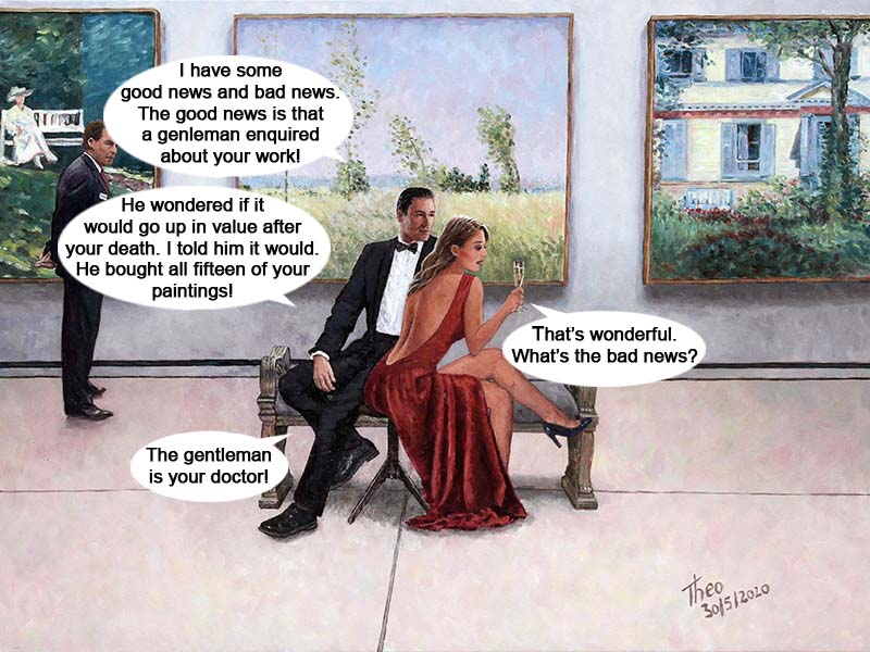 The Friday Funny, The Gallery Attendant