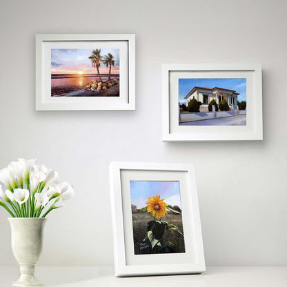 House In Summer Light By The Sea original greeting card collections by Theo Michael 