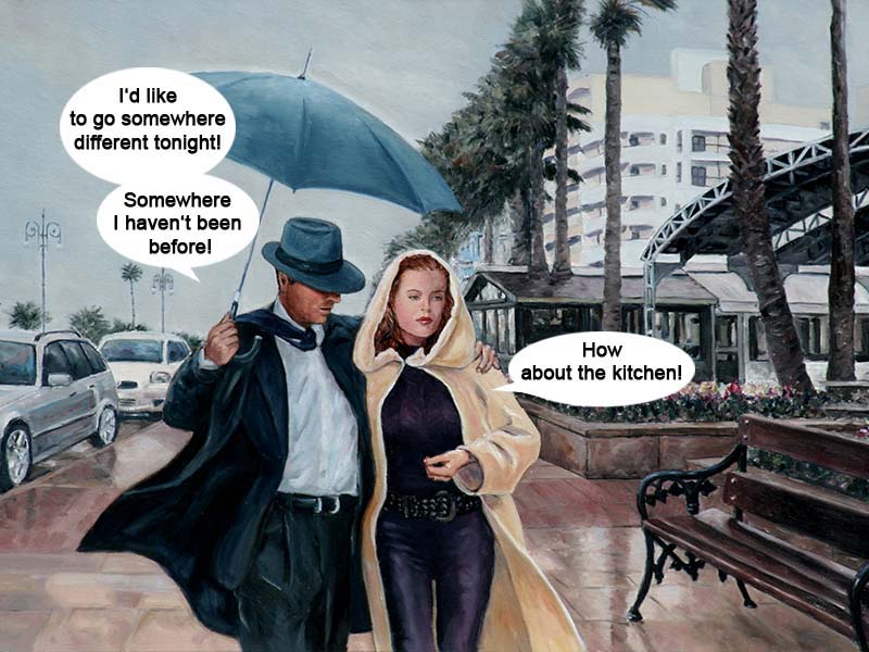 Friday Funny, Strolling on the promenade