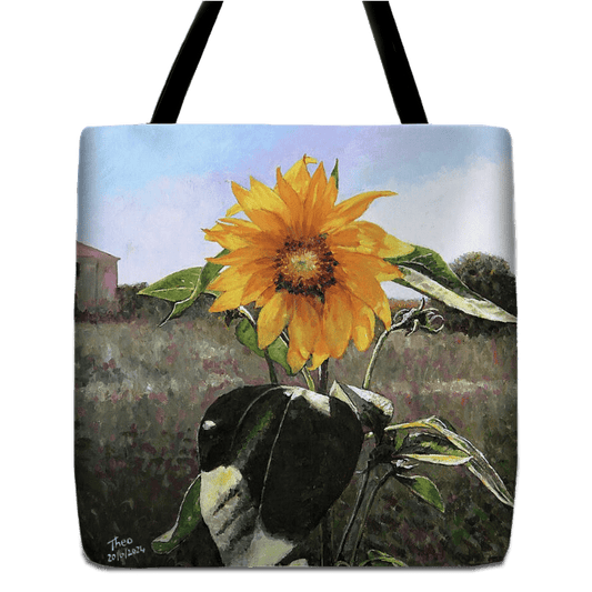 Tote Bag by Theo Michael with a Sunflower design