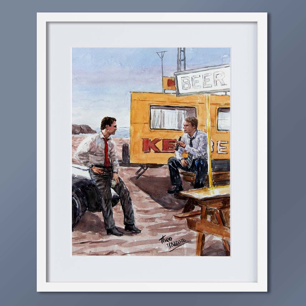Watercolour painting The Keo Van