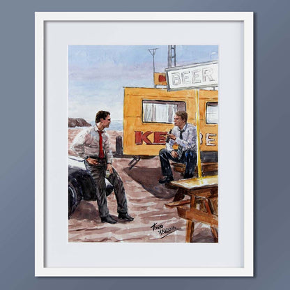 Watercolour painting The Keo Van