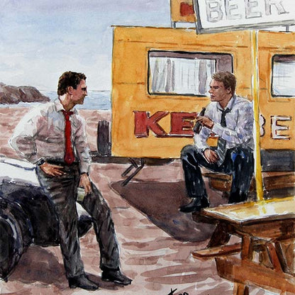 Watercolour painting The Keo Van