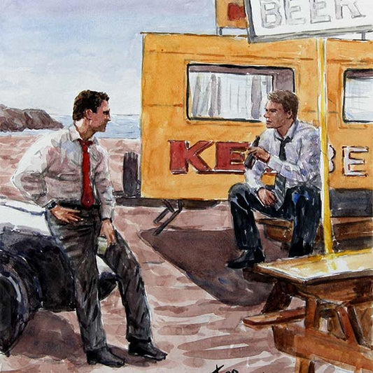 Watercolour painting The Keo Van