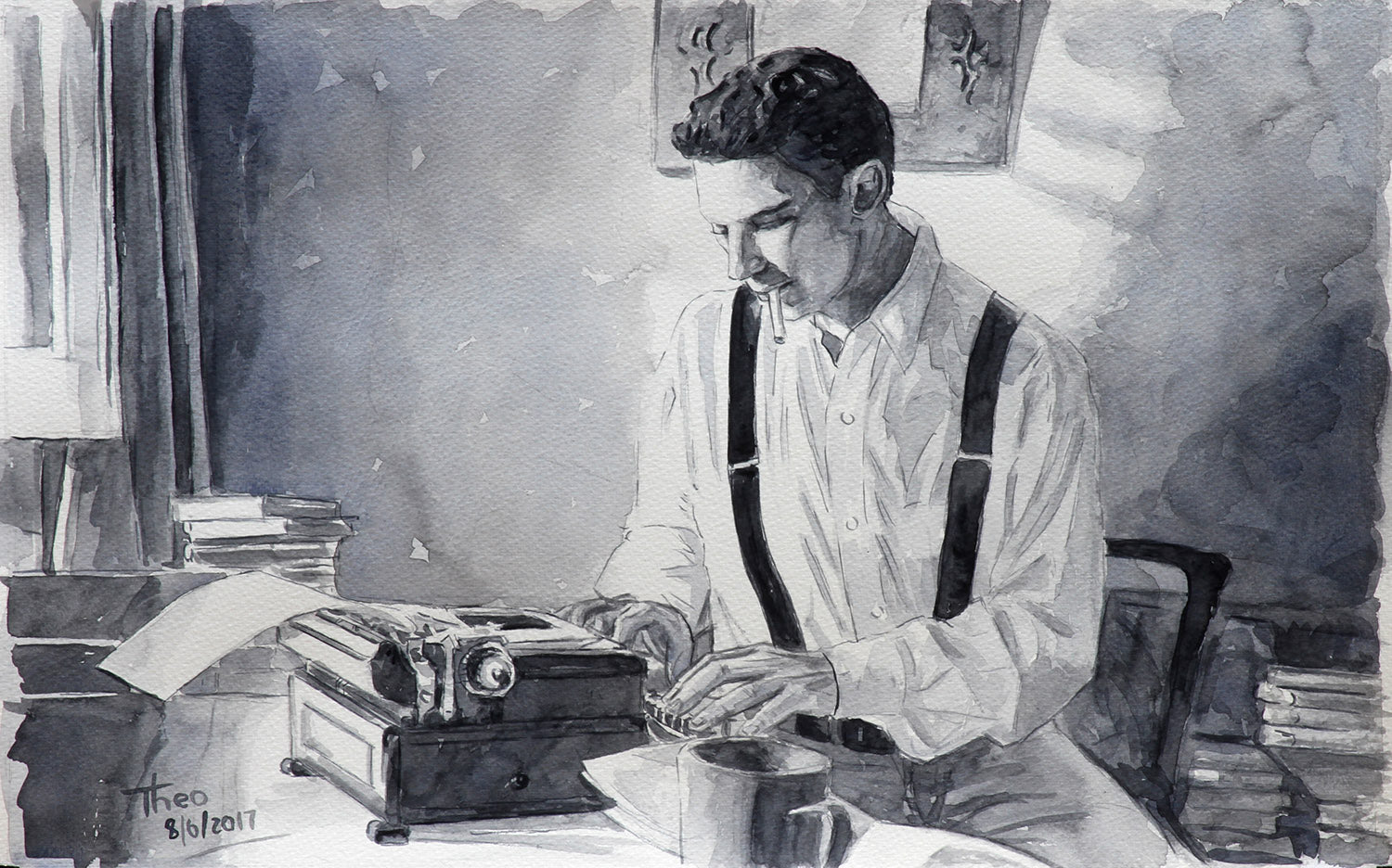 Paintings Of Writers At Work