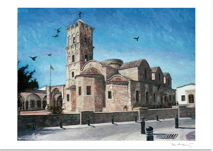 Mediterranean Fine Art Print by Theo Michael, St Lazarus Church in Larnaca, Cyprus