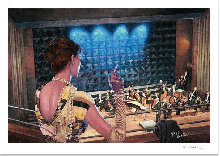 Romantic Fine Art Print of The Rehearsal, by Theo Michael