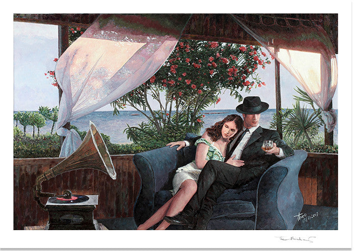 Romantic Fine Art Print by Theo Michael, Sea Of Love