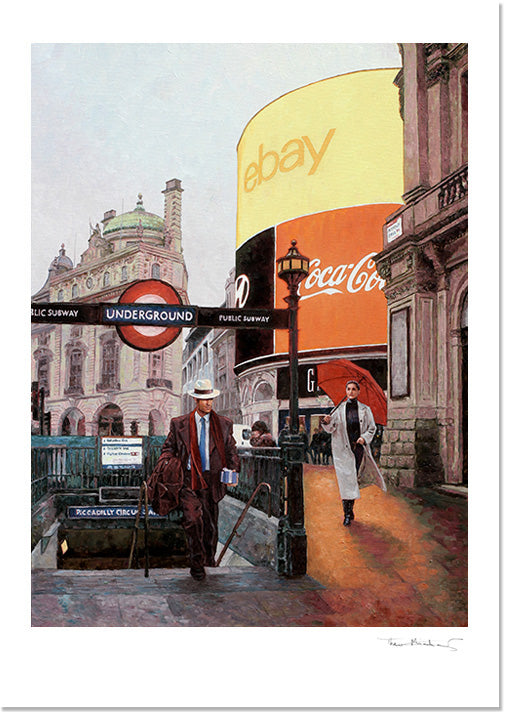 Fine Art Print by Theo Michael, Piccadilly Circus