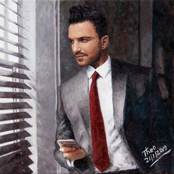 Peter Andre fine art print by Theo Michael, The Waiting Game