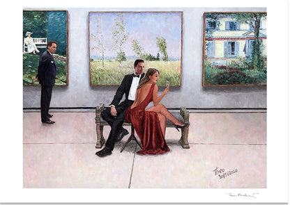 Old National Gallery, fine art print by Theo Michael, The Gallery Attendant