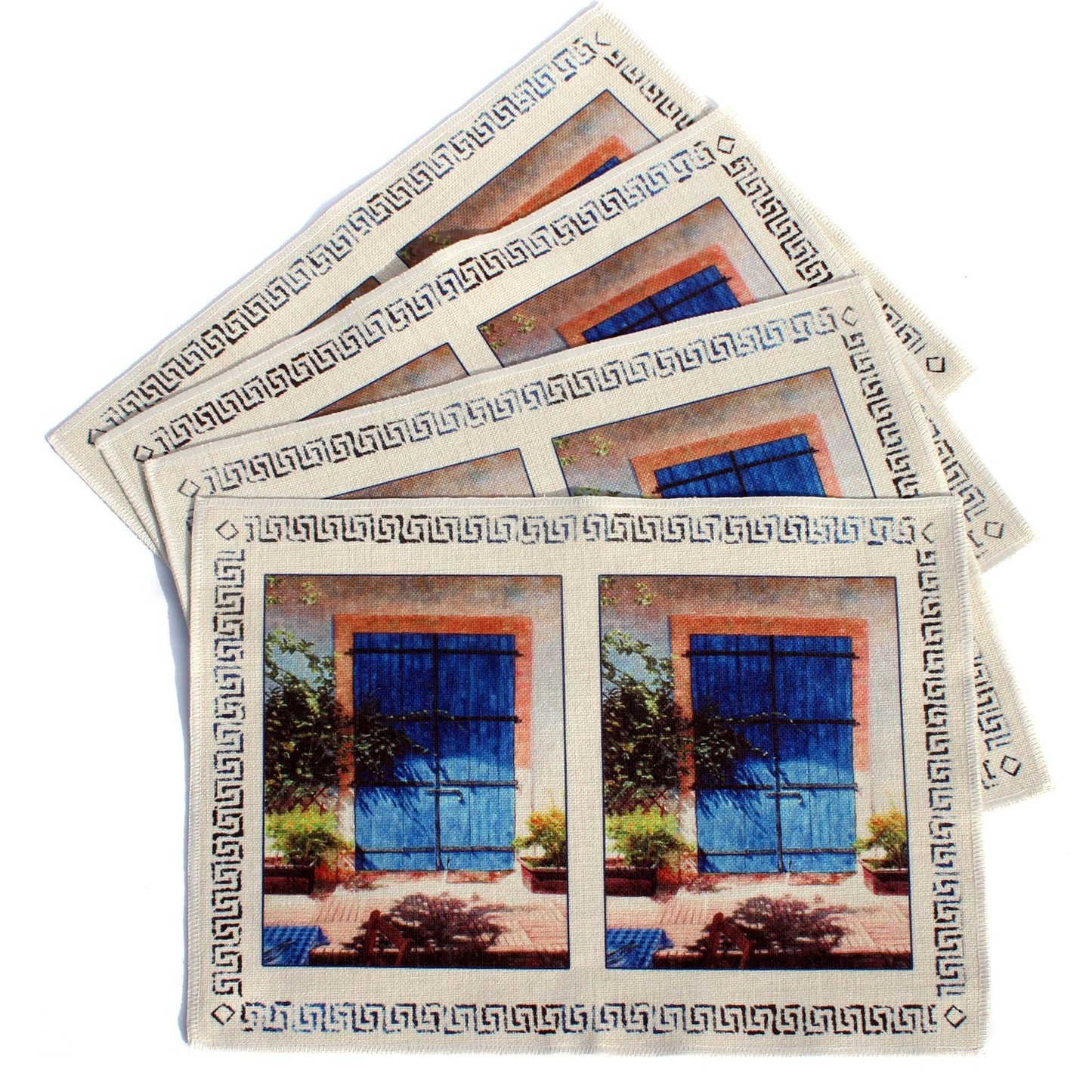 Place mats, Blue Door in Summer Light Mediterranean design by Theo Michael