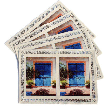 Place mats, Blue Door in Summer Light Mediterranean design by Theo Michael