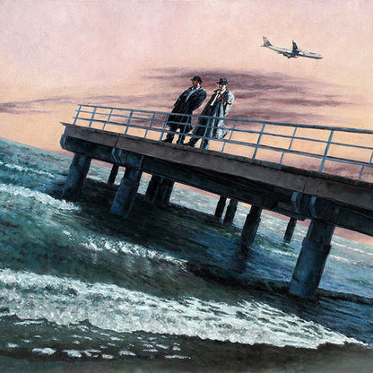 Art Noir painting by Theo Michael, Time And Tide